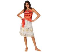 Spirit Halloween Disney Princess Moana Adult Dress Costume | Officially Licensed | Moana Dress with Necklace- 1X