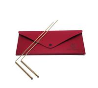 Spirit Hunter Brass Dowsing Rods - 2Pcs Divining Rods with Bag - Detect Gold, Water, Yes No Questions, Spirits, Ghost Hunting