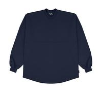 Spirit Jersey Core Essential Jersey, Oversized, Unisex, Long Sleeve Pullover Shirt, Heavy Pre-Shrunk 100% Cotton, Deep Indigo, Medium