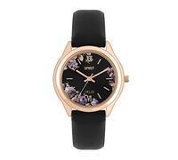 Spirit Ladies Solar Black Strap Floral Dial Strap Watch SPLS-2000