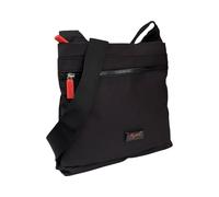 Spirit Lansdown Eco Friendly Polyester Waterproof Crossbody Bag - Lightweight Travel Bag - Multiple Sections & Adjustable Strap - Medium Size - Black