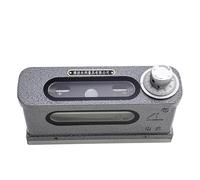 Spirit Level 165mm, Mini Optical Image Level, 120° V-Shaped Groove, 0.01 Graduation Value, for Measure The Inclination Relative to The Horizontal