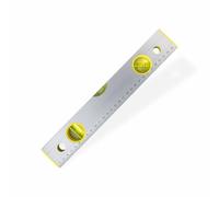 Spirit Level 230mm 12 Inch with 3 Bubble Vials 45° 90° 180° Mini Torpedo Level for DIY Construction Caravan Motorhome Campervan and Picture Hanging