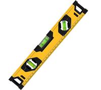Spirit Level - 300 mm/12 Inch High-Precision Magnetic Mini Level, 3 Bubble Levels 45°,90°,180° with Magnetic Base Yellow Black Aluminium Alloy Shock Proof Torpedo Spirit Levels for Home Decor Crafting