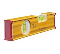 Spirit Level 8" (20CM), Electrostatic Powder-Coated Thick-Walled Aluminium Section, Non-Magnetic Base, 1 x 90° & 1 x 180° Vials, 1 in Pack