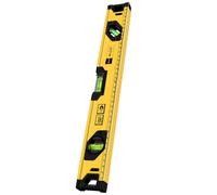 Spirit Level, Aluminium Alloy Spirit Level, 300 mm/12Inch High Precision Magnetic Mini Level Tool with 3 Bubble 45°,90°,180° and Magnetic Base, Shock Proof Torpedo Level for Measurement