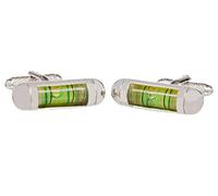 Spirit Level DIY Cufflinks Presented in Onyx Art Cufflink Box