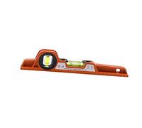 Spirit Level Magnetic, 240mm Unbreakable and Magnetic Torpedo Level with Water Bubble - Boat with 45°/90°/180° Bubbles- Professional Measuring Tool for Craftsman
