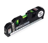 Spirit Level, Multipurpose Laser Measure Tool, Spirit Level Standard Metric Ruler Laser Measuring Tape 8ft/2.5M (1 Pack)
