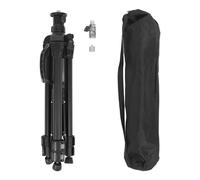 Spirit Level Tripod Thicken Universal Survey Tripod Adjustable Aluminum Alloy Stand Lifting Support Rod with Carry Bag 1.2m