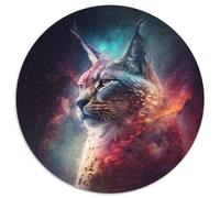 Spirit Lynx 1000-Piece Jigsaw Puzzle Cardboard Jigsaw for Mother'S Day, Birthdays, Christmas 67.5x67.5cm