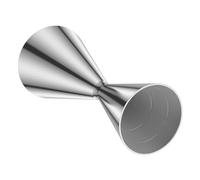 Spirit Measures 10ml 20ml 30ml 45ml 60ml Shot Measures for Spirits Stainless Steel Cone Cocktail Jigger with Graduation Dual Spirit Measure Cup Double Jigger for Bar Cocktail Shot Measure(Silver)