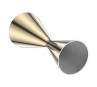 Spirit Measures 10ml 20ml 30ml 45ml 60ml Shot Measures for Spirits Stainless Steel Cone Cocktail Jigger with Graduation Dual Spirit Measure Cup Double Jigger for Bar Cocktail Shot Measure(Golden)