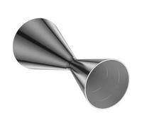 Spirit Measures 10ml 20ml 30ml 45ml 60ml Shot Measures for Spirits Stainless Steel Cone Cocktail Jigger with Graduation Dual Spirit Measure Cup Double Jigger for Bar Cocktail Shot Measure(Black)