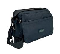 Spirit Medium Lightweight Waterproof Multi Pocket Nylon Shoulder Crossbody Travel Holiday Day Adjustable Strap Bag 1669 (Navy Blue)