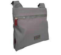 Spirit - Medium Size Lansdown Waterproof Cross Body Bag - Lightweight and Eco Friendly Travel Bag with Multiple Sections & Adjustable Strap - Travelling Essentials (Carbon Grey/Burgundy Zips)