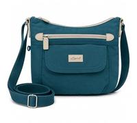 Spirit Nylon Crossbody Bag, Jade Green/Light Grey Trim, Unisex
