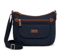 Spirit Nylon Crossbody Bag, Navy Tan