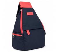 Spirit - Nylon Waterproof Backpack - Lightweight & Versatile Rucksack with Multiple Pockets & Adjustable Straps for Comfort - 24.13 x 12.7 x 35.56 cm - Travel Backpack (Navy/Coral)