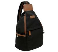 Spirit - Nylon Waterproof Backpack - Lightweight Rucksack with Multiple Pockets and Adjustable Straps - Travel and Holiday Backpack, Black and Tan