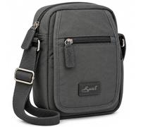 Spirit - Nylon Waterproof Crossbody Bag - Lightweight Travel Bag - Multiple Sections & Adjustable Strap - Small Size - Dark Grey