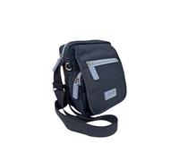 Spirit - Nylon Waterproof Crossbody Bag - Lightweight - Travel Bag - Multiple Sections & Adjustable Strap - Small Size (Navy/Cornflower)