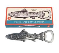 Spirit of Adventure Fish-Shaped Stainless Steel Bottle Opener