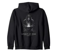 Spirit Of Fire Acts 2 3 Jesus Holy Spirit Zip Hoodie