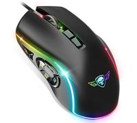 Spirit Of Gamer x ELITE M30 | PC Wired Gaming Mouse | 10 Programmable Buttons | 12800 DPI Optical Sensor | 13 RGB Backlight Effects | Ergonomic Gaming Mouse | Finger Slots