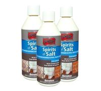 Spirit of Salts Drain Unblocker | Knockout 3 x 500ml | Limescale remover