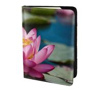 spirit of the lotus print Passport Cover, Passport Holder Cover Wallet Passport Wallet Case for Cards and Documents