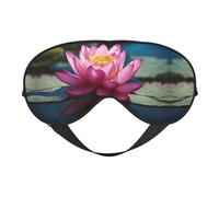 Spirit of The Lotus Print Sleeping Eye Cover Eyeshade for Men Women Plane Travel Nap Night Sleeping