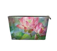 Spirit of The Lotus Printed Travel Toiletry Bag - Handbag Organizer, Purse Organiser Insert Handbag,Inner Storage Bag in Bag with Zipper Bag
