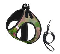 Spirit Of The Lotus Printing Puppy Summer Vest Harness With Reflective,Dog Accessories For Small Medium Large Dogs And Cats