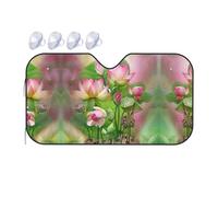 Spirit Of The Lotus Printing Upgrade Car Windshield Sun Shade Protect Car From Sun Rays Heat Damage,Vehicle Accessories