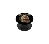 Spirit of the Plains Authentic Tradition Indigenous Chief PopSockets Adhesive PopGrip