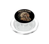 Spirit of the Plains Authentic Tradition Indigenous Chief PopSockets PopGrip for MagSafe