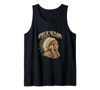 Spirit of the Plains Authentic Tradition Indigenous Chief Tank Top