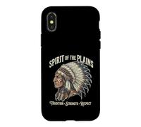 Spirit of the Plains Native American Chief Warrior Case for iPhone X/XS