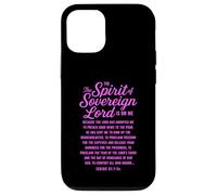Spirit of the Sovereign Lord Isaiah 6:1 Bible Scripture Pray Case for iPhone 12/12 Pro