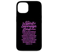 Spirit of the Sovereign Lord Isaiah 6:1 Bible Scripture Pray Case for iPhone 13
