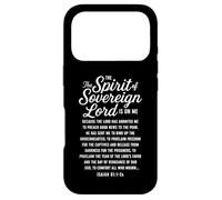 Spirit of the Sovereign Lord Isaiah 61 Bible Verse Scripture Case for iPhone 17 Pro