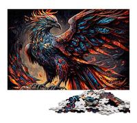Spirit Phoenix 1000Pc Adults Jigsaw Puzzle Puzzles for Adults Challenging DIY Brain Teaser, Perfect Family Game Or Decorative Gift 50x75CM/19.68x29.52inch