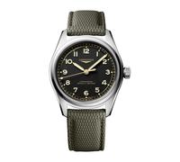 Spirit Pilot 3 Hands 39mm Mens Watch Rubber Black