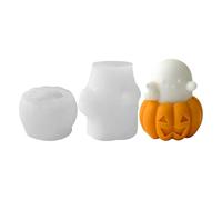 Spirit Pumpkin Decoration Silicone Mold for Halloween Soap Sculptures for Craft Studios and Handmade Shops Easy Release Mold