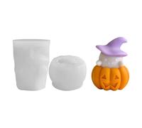Spirit Pumpkin Decoration Silicone Mold for Halloween Soap Sculptures for Craft Studios and Handmade Shops Easy Release Mold