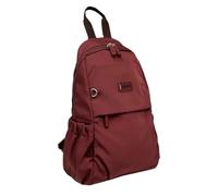 Spirit - Redcliffe Waterproof Sling Bag - Eco Friendly and Lightweight Rucksack with Multiple Pockets and Adjustable Strap - Versatile Medium Sized Travel Bag (Burgundy)