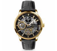 Spirit Skeleton SP1022 - Man - 44 mm - Analogue - Automatic - Mineral Glass Black/Gold 44 mm