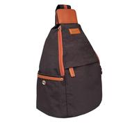 Spirit - Nylon Waterproof Backpack - Lightweight & Versatile Rucksack with Multiple Pockets & Adjustable Straps for Comfort - 24.13 x 12.7 x 35.56 cm - Travel Backpack (Dark Chocolate/Orange)