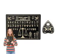 Spirit Talking Board, Wooden Ghost Board, Talking Wooden Board, Metaphysical Probability Tools, House Decoration with Planchette for Birthday and Halloween